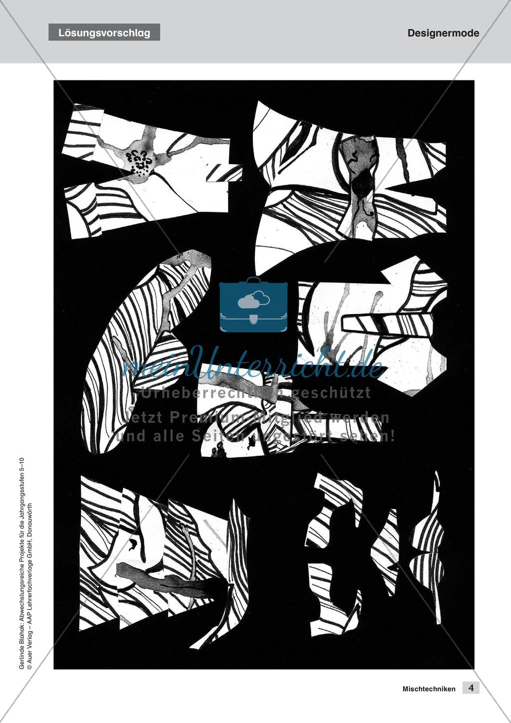 Themengebiet Grafik: Mischtechniken Preview 6