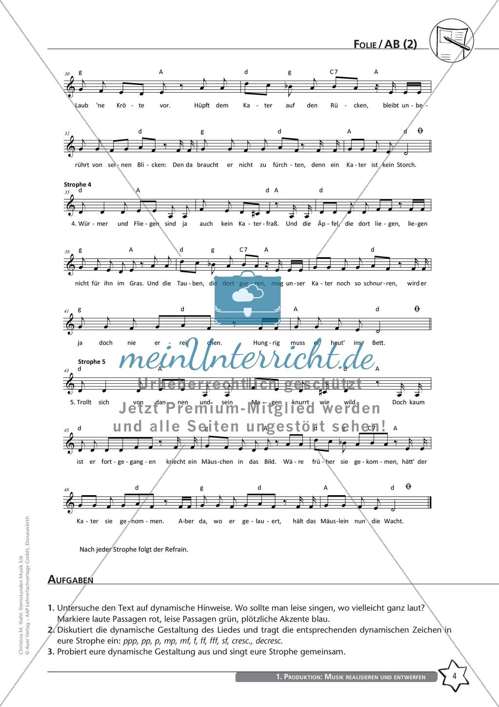 Musik realisieren und entwerfen: Dynamik und Rhythmus Preview 6