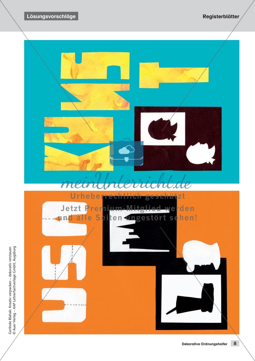 Kreative Verpackungen: Ordnungshelfer Preview 10