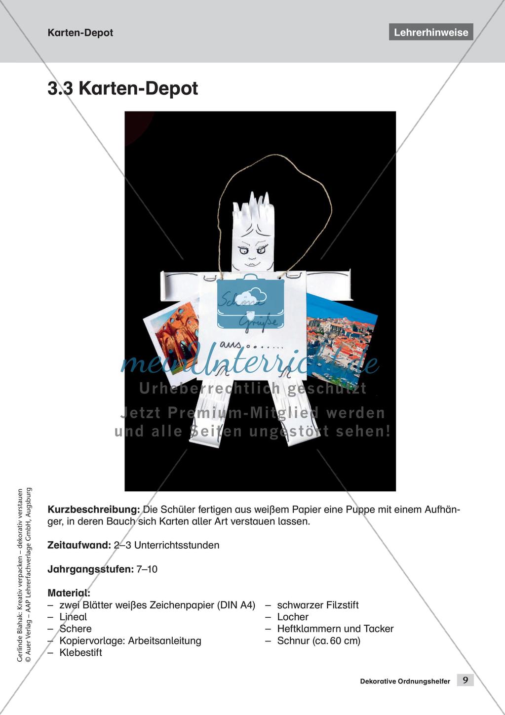 Kreative Verpackungen: Ordnungshelfer Preview 11