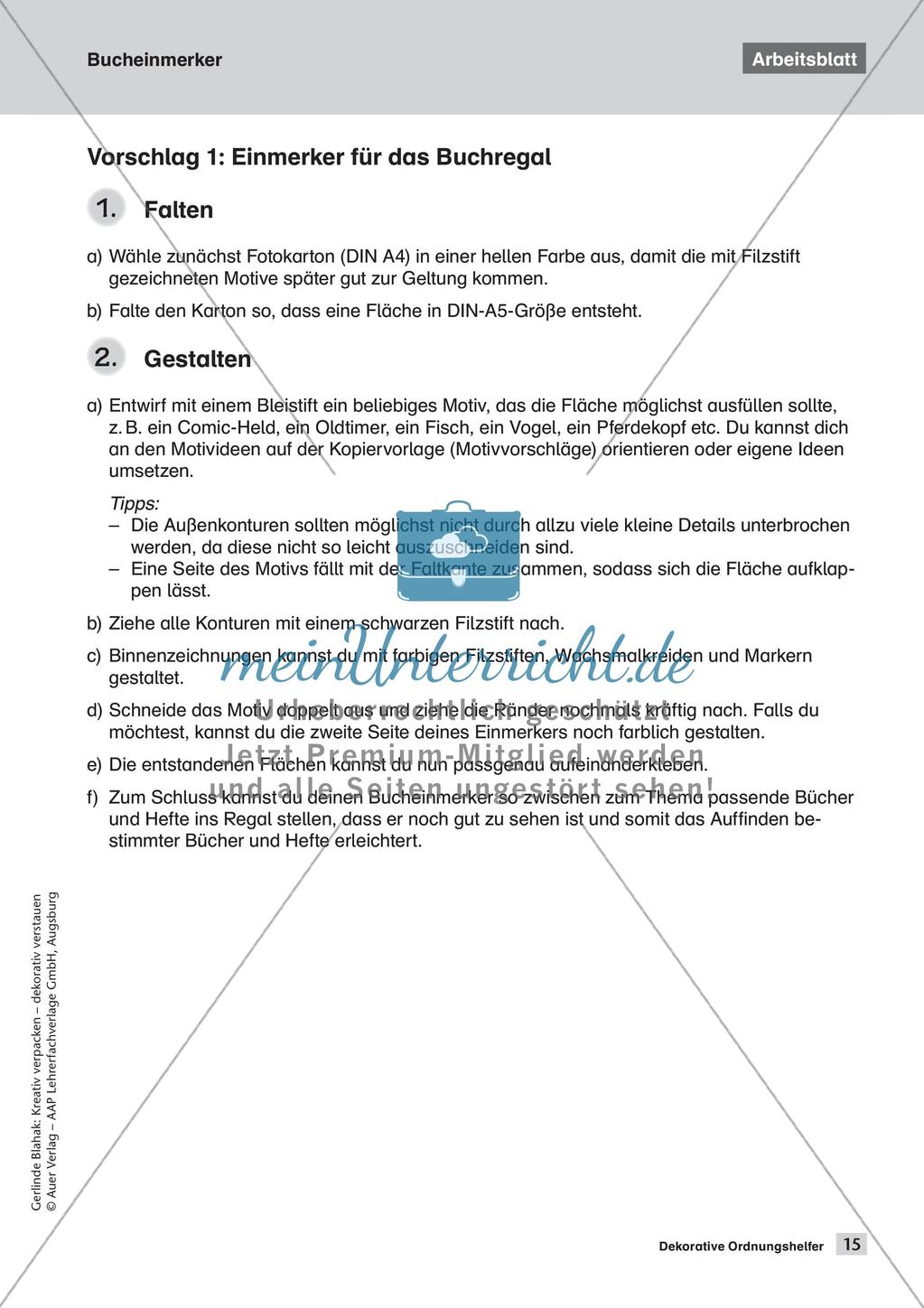 Kreative Verpackungen: Ordnungshelfer Preview 17