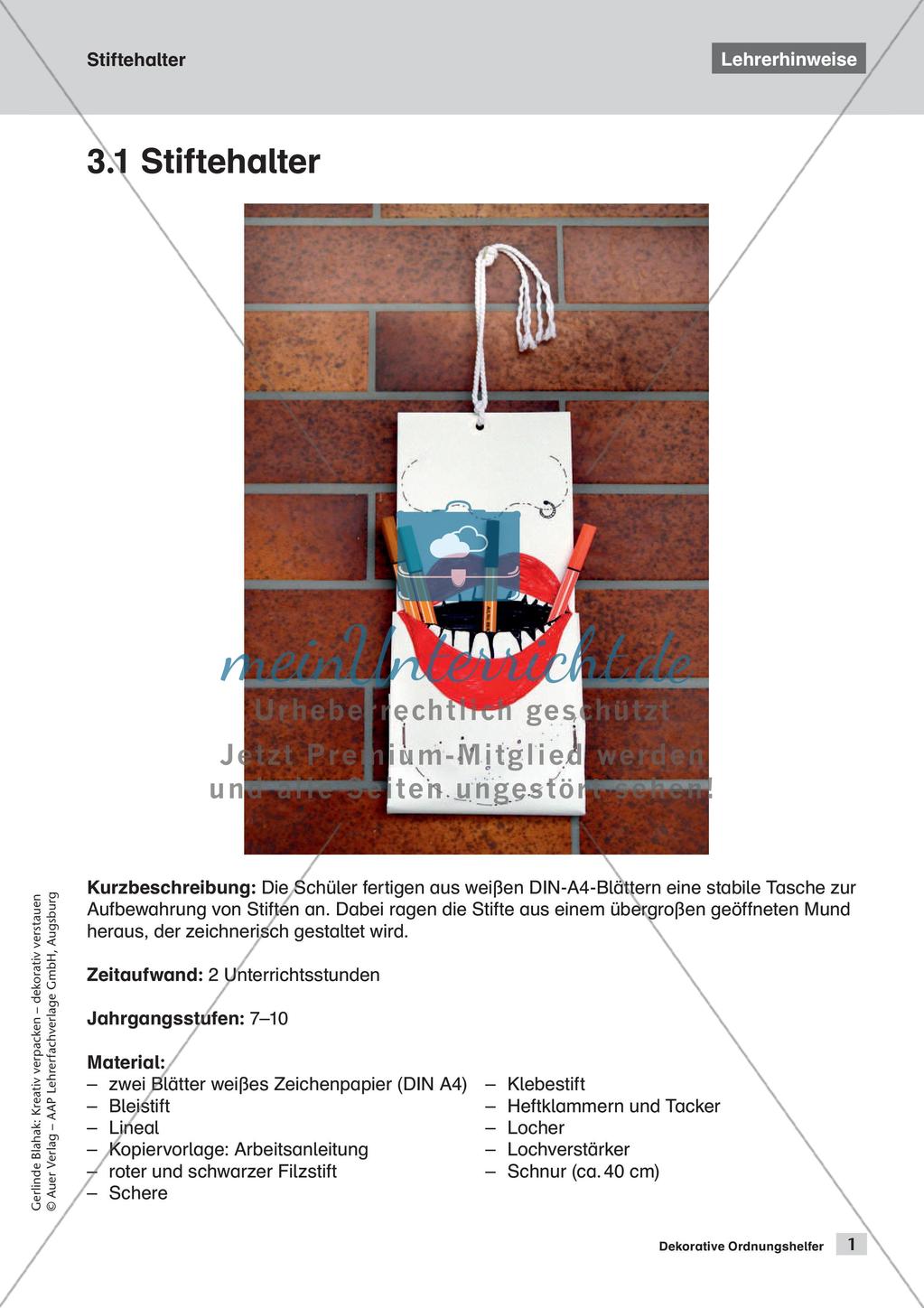 Kreative Verpackungen: Ordnungshelfer Preview 3