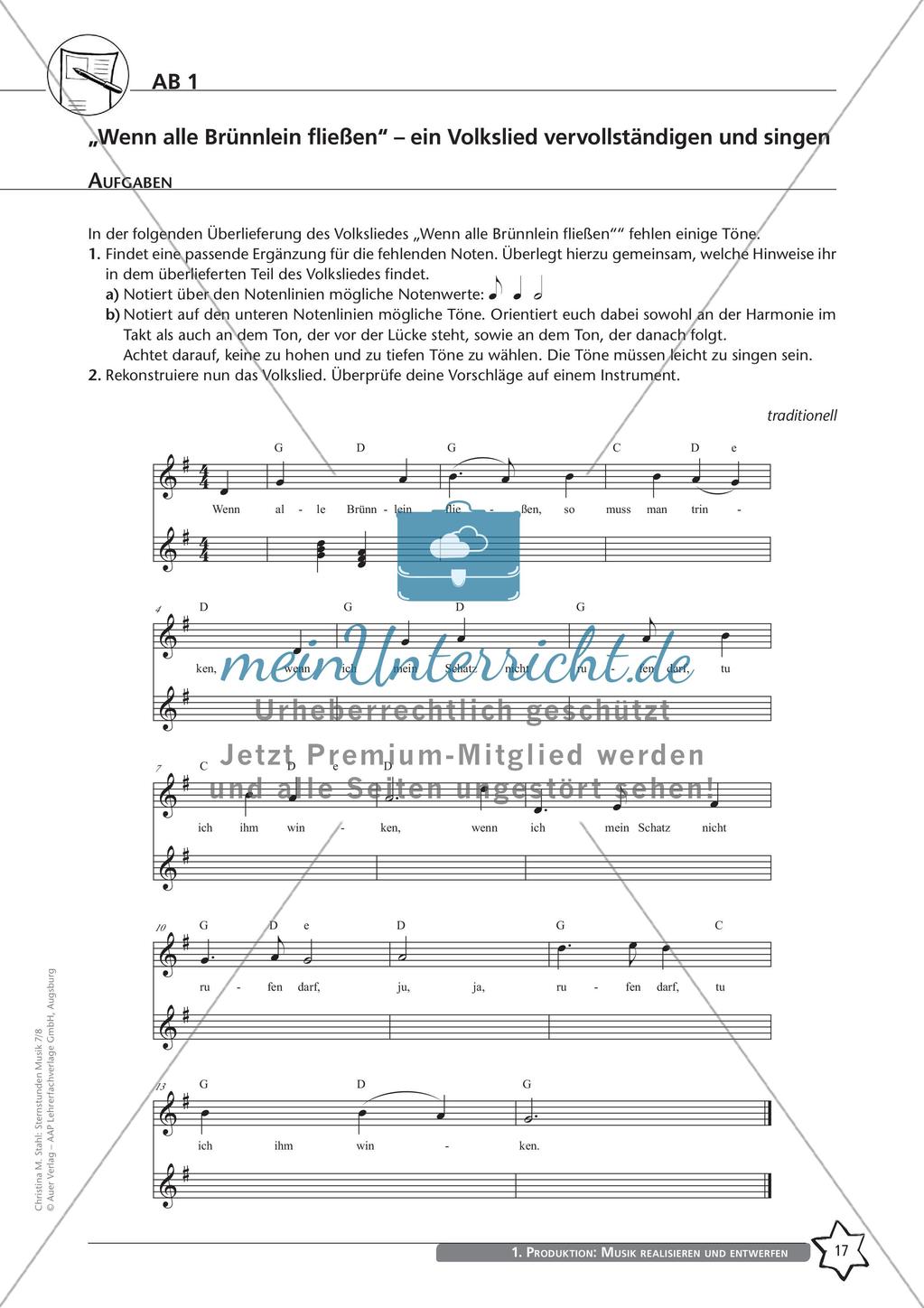 Musik realisieren und entwerfen: Gestaltungselemente und Küchenmusik Preview 19