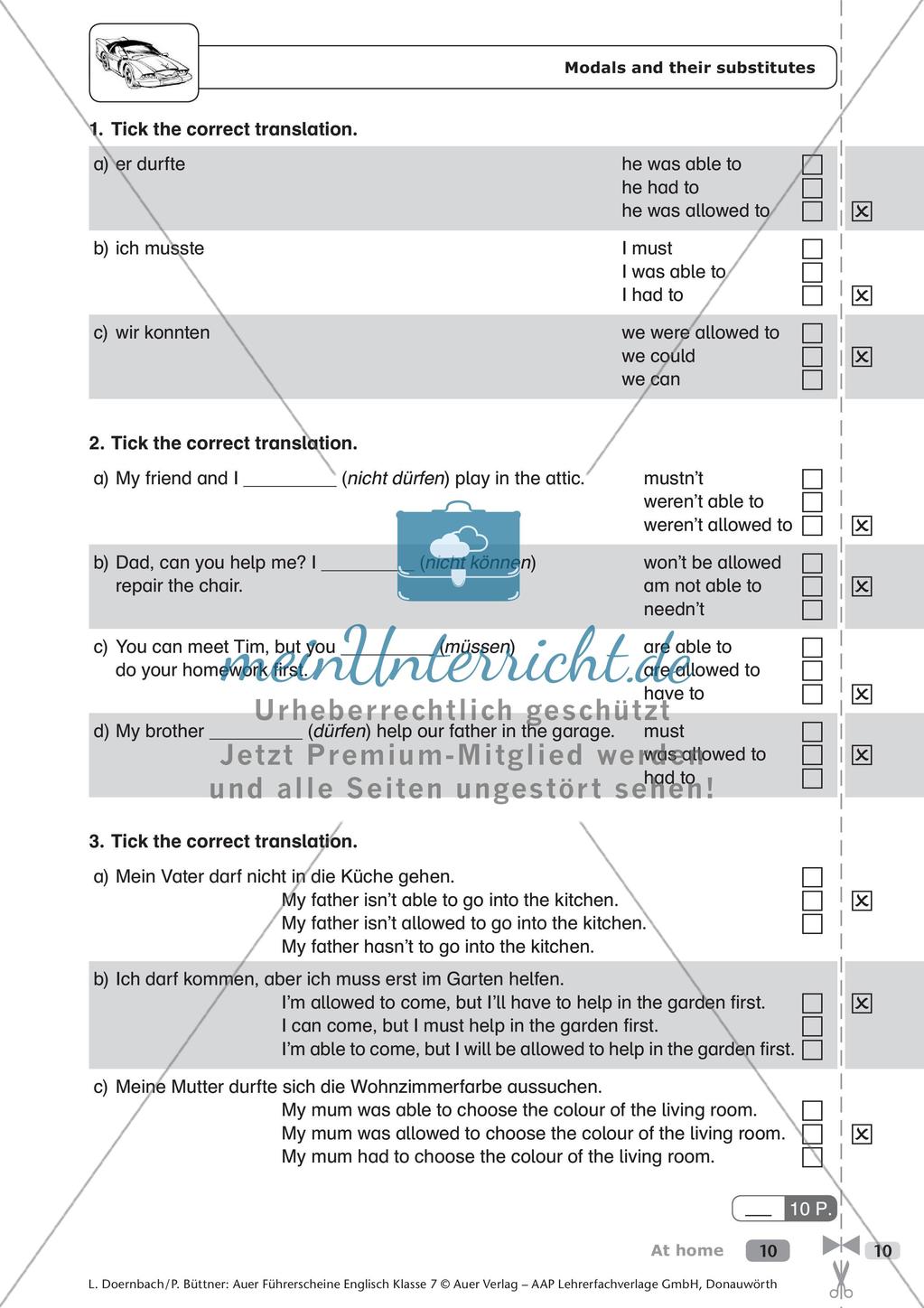 Führerschein zum Thema At home Preview 12