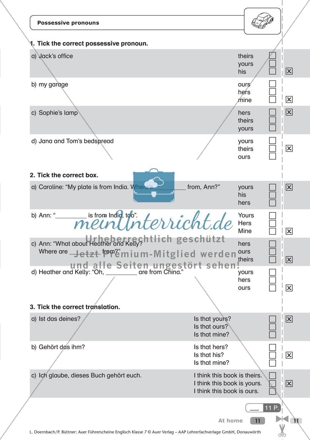 Führerschein zum Thema At home Preview 13