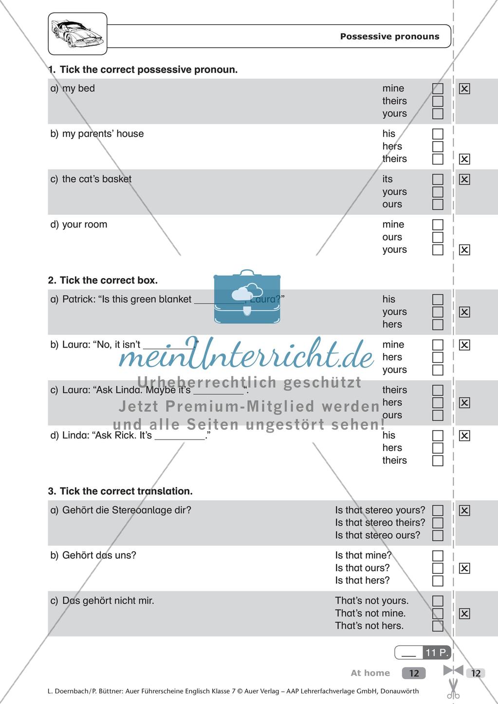 Führerschein zum Thema At home Preview 14