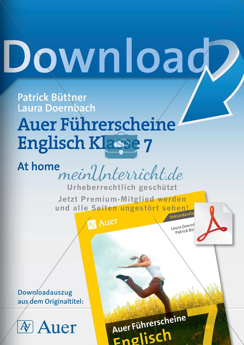 Führerschein zum Thema At home Preview 1