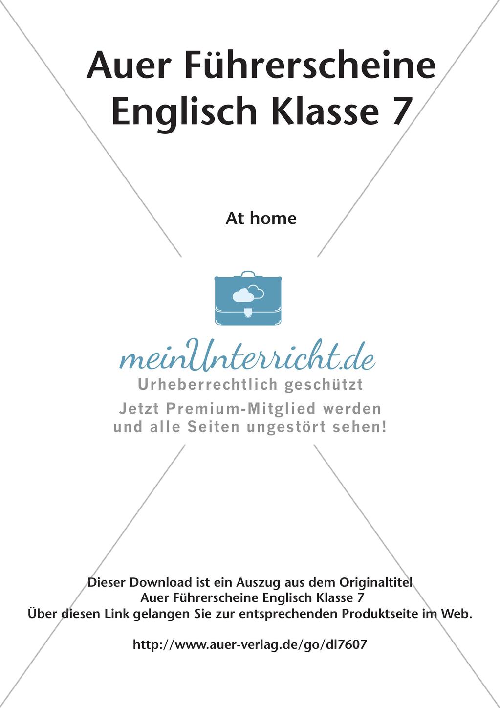 Führerschein zum Thema At home Preview 2