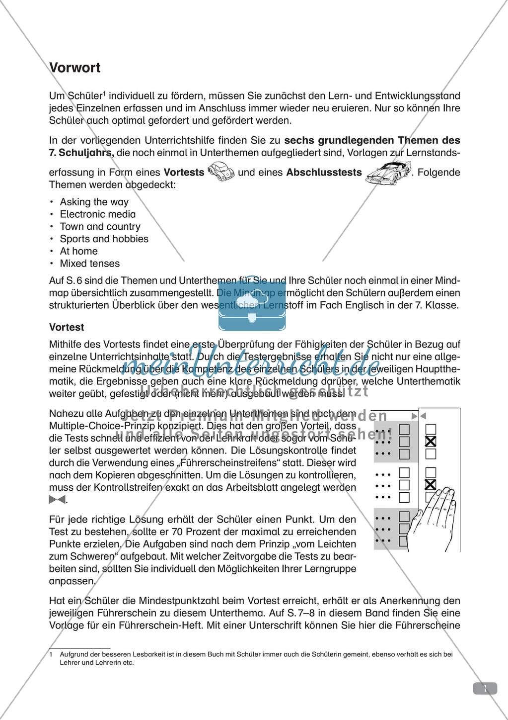 Führerschein zum Thema At home Preview 3
