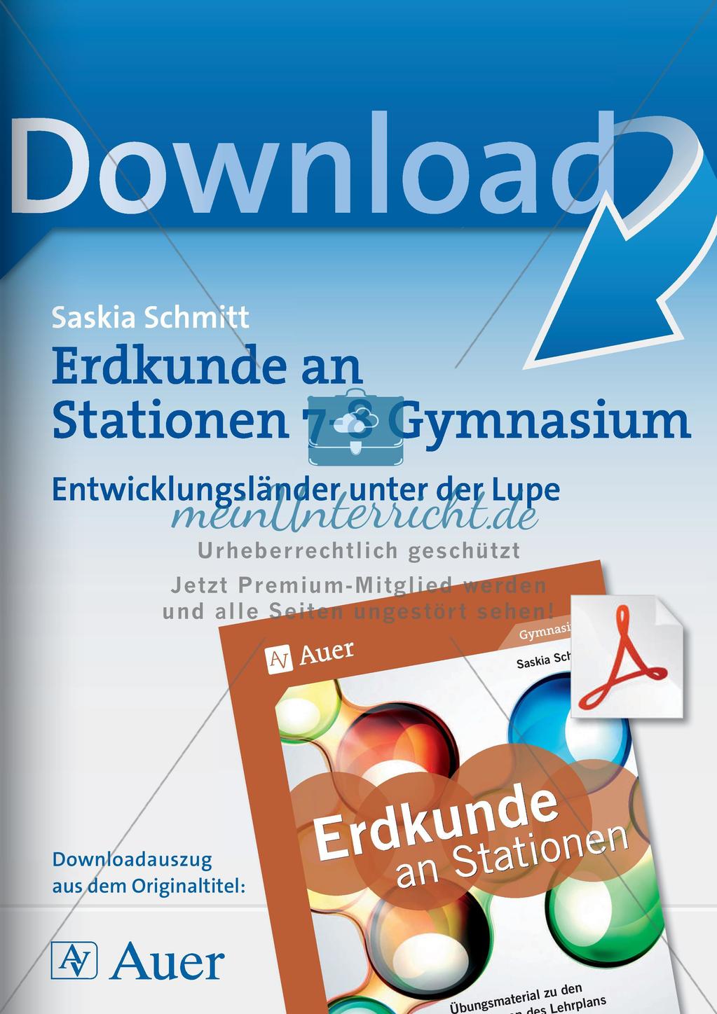 Stationenarbeit: Entwicklungsländer und Globalisierung Preview 1