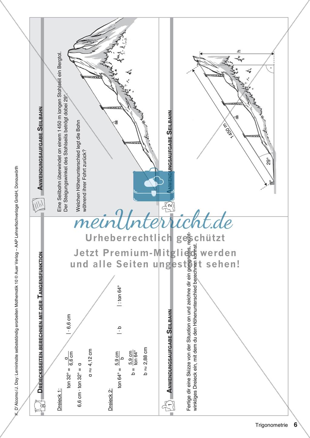 Lerninhalte selbstständig erarbeiten: Trigonometrie Preview 8