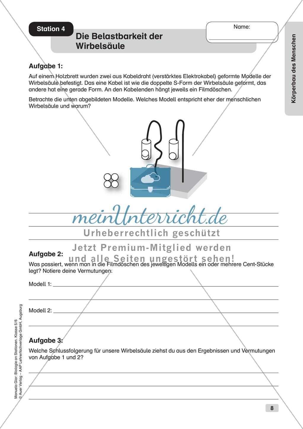 Stationsarbeit zum Thema