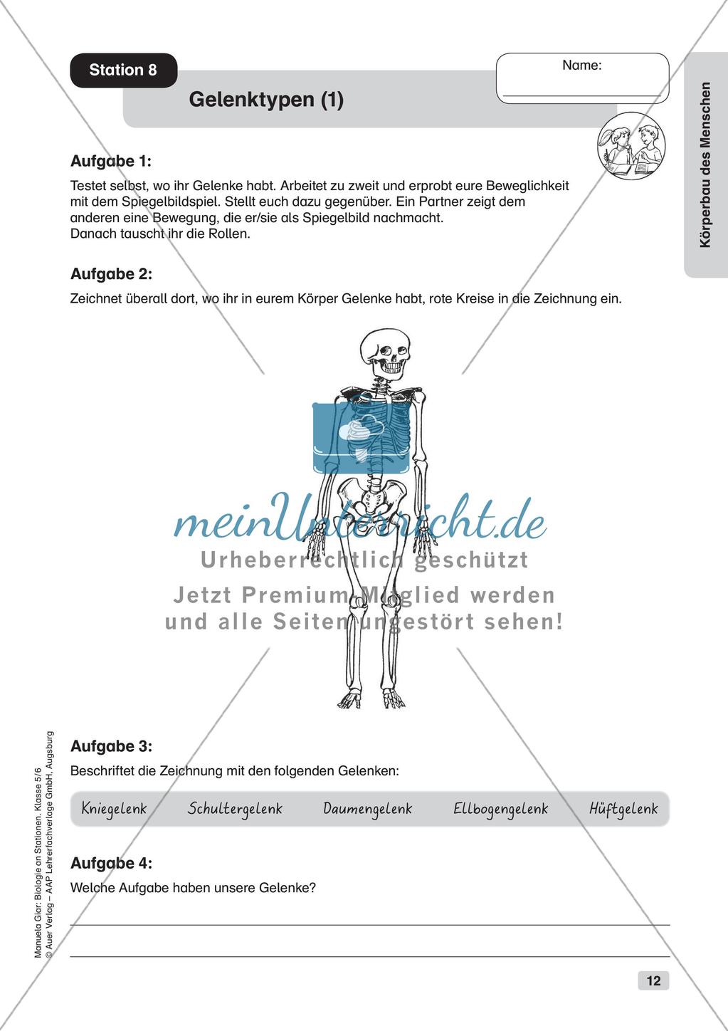Stationsarbeit zum Thema