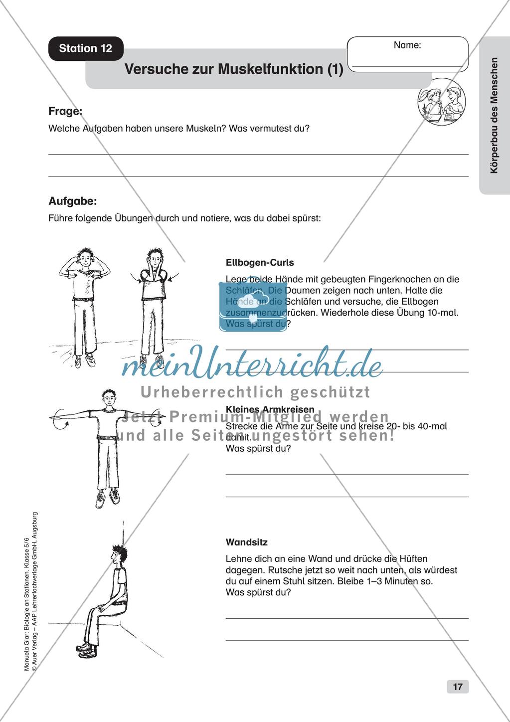 Stationsarbeit zum Thema
