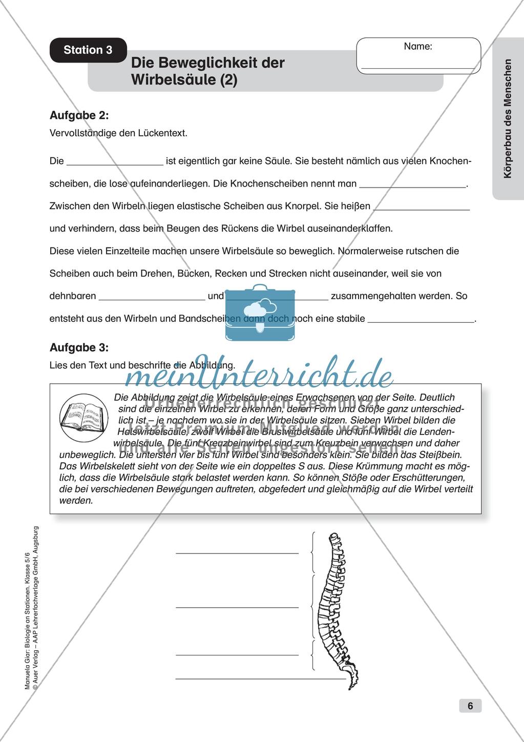 Stationsarbeit zum Thema
