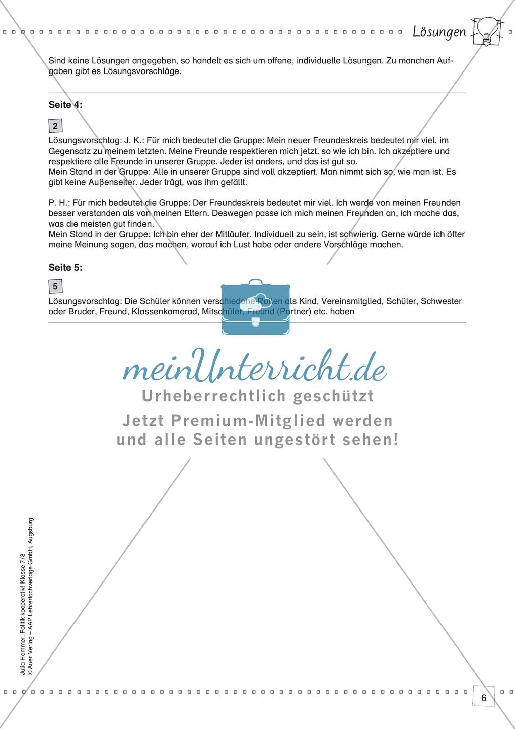 Politik kooperativ - Jugendliche und ihr Umfeld Preview 8