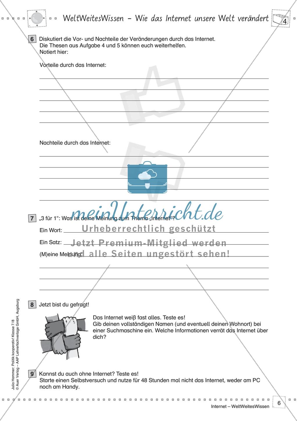 Politik kooperativ - Internet: WeltWeitesWissen Preview 8