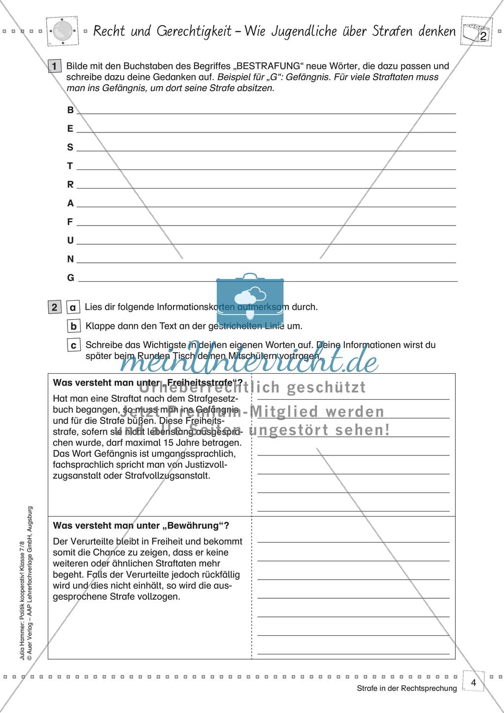 Politik kooperativ - Strafe in der Rechtsprechung Preview 6