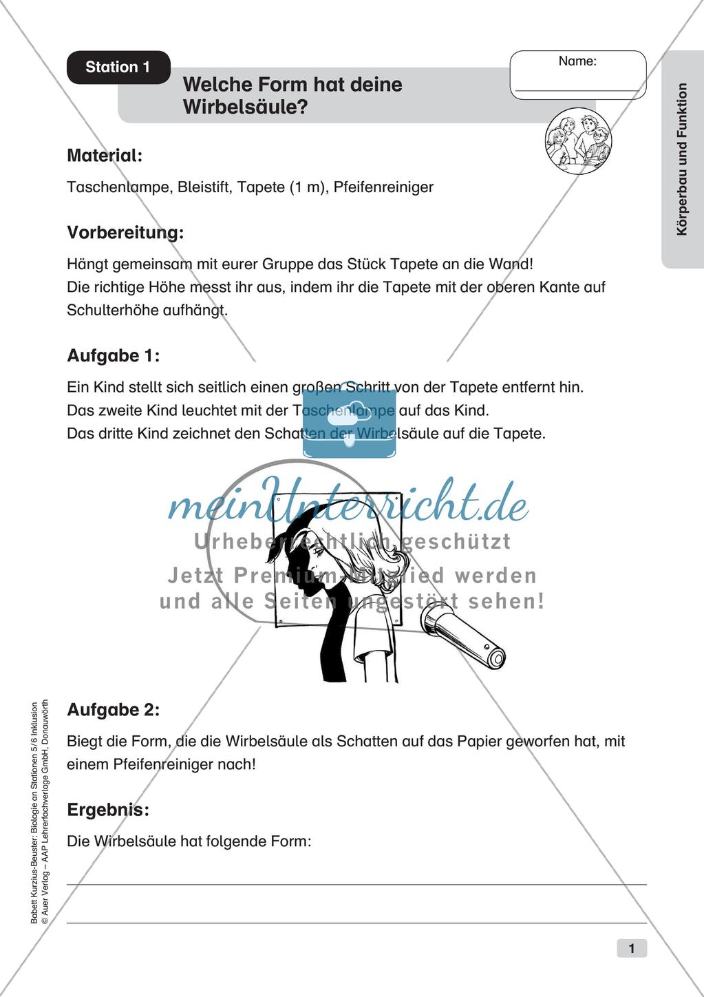 Stationsarbeit zum Thema