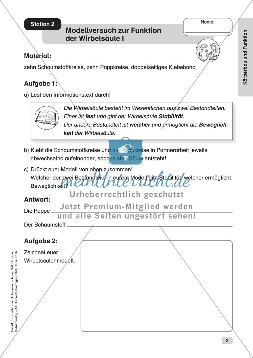 Stationsarbeit zum Thema