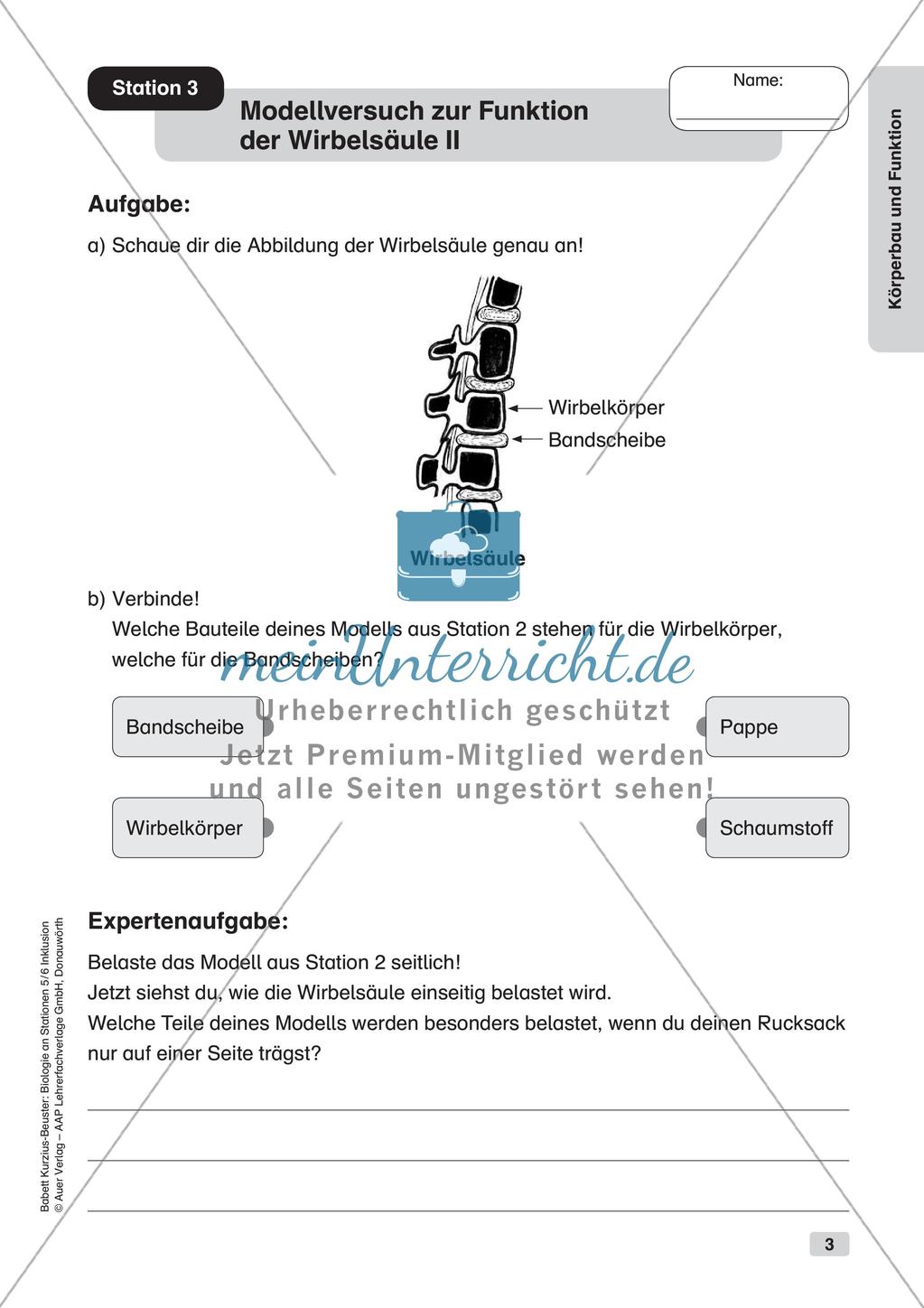 Stationsarbeit zum Thema