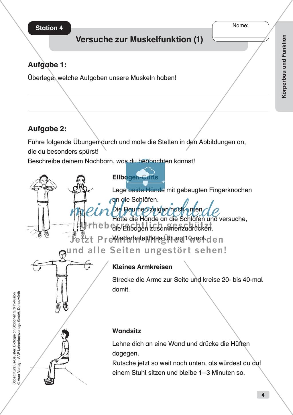 Stationsarbeit zum Thema