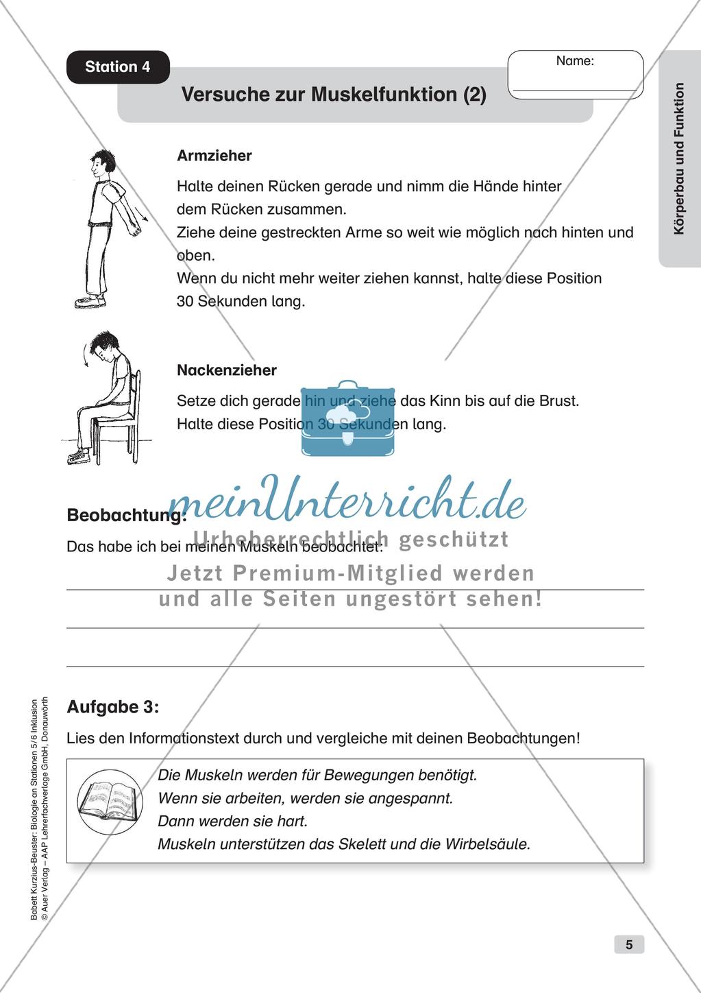 Stationsarbeit zum Thema
