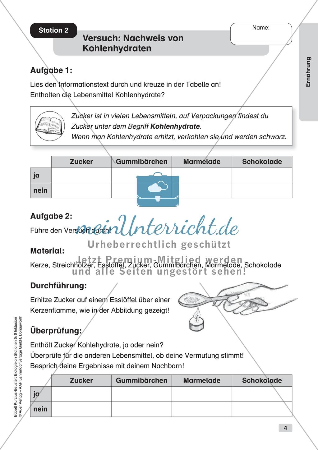 Stationsarbeit zum Thema