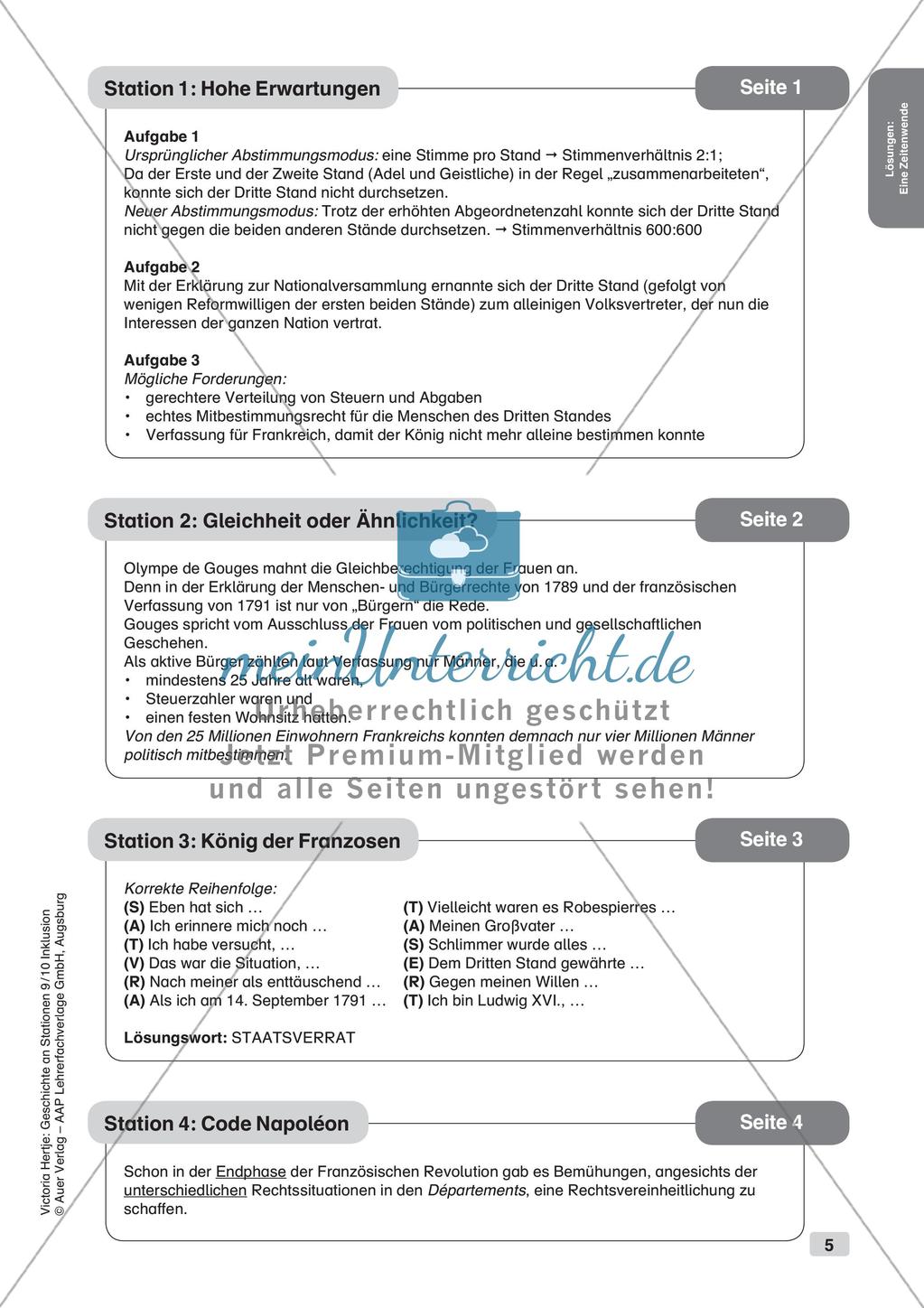 Geschichte an Stationen - Inklusion: Eine Zeitenwende Preview 7