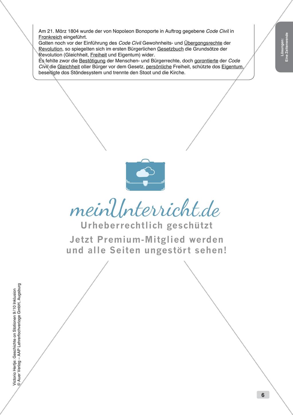 Geschichte an Stationen - Inklusion: Eine Zeitenwende Preview 8