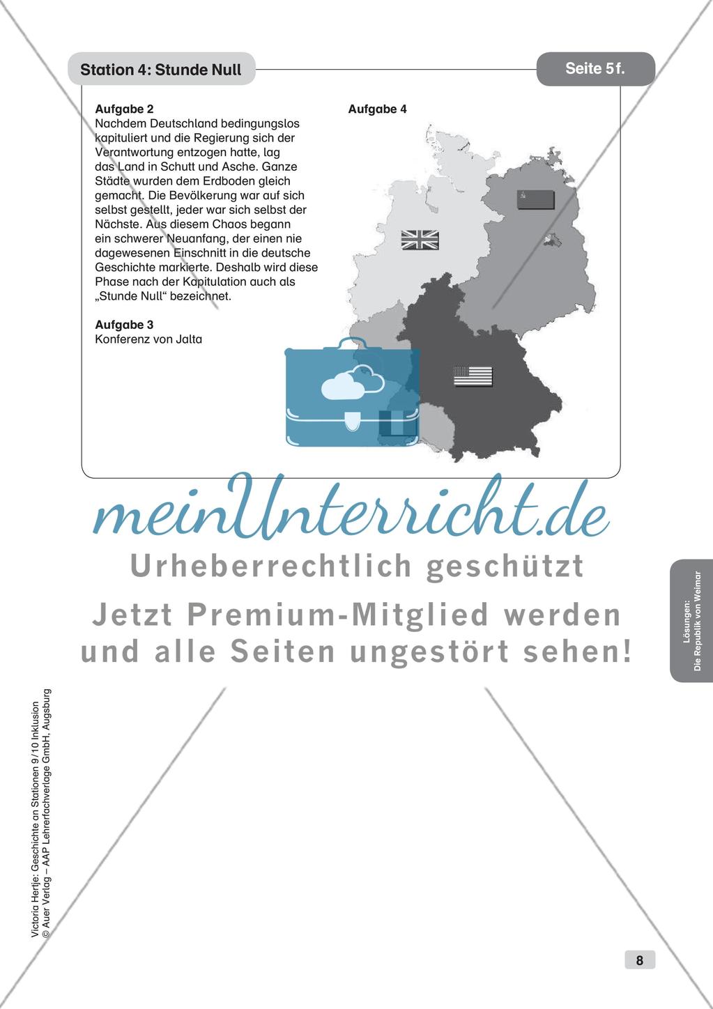 Geschichte an Stationen - Inklusion: Nationalsozialismus Preview 10