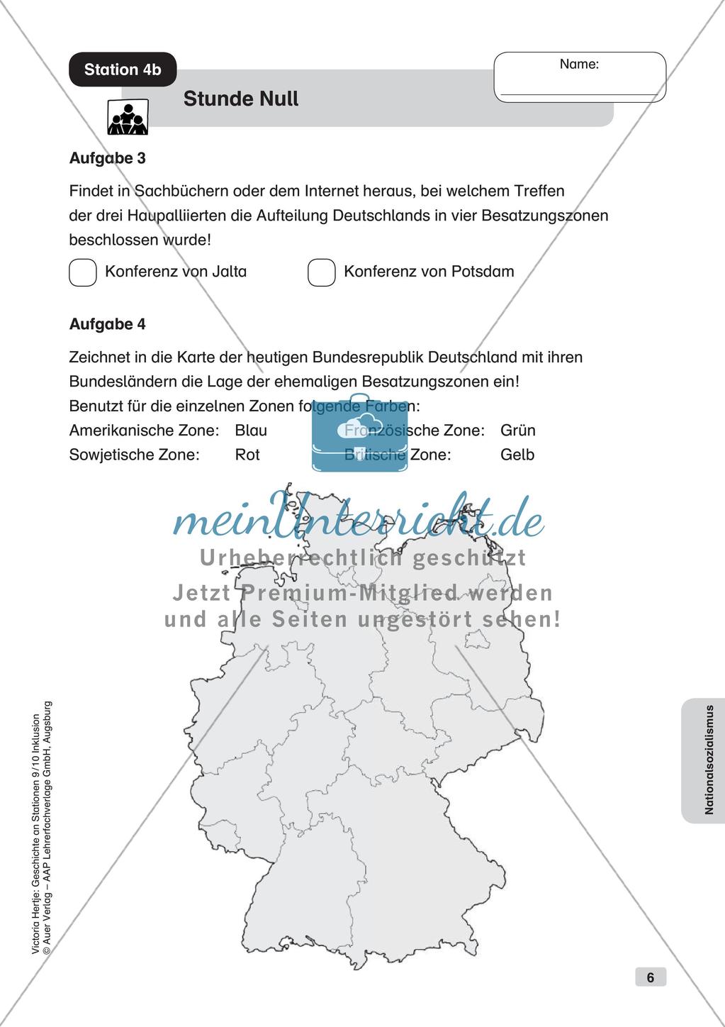 Geschichte an Stationen - Inklusion: Nationalsozialismus Preview 8