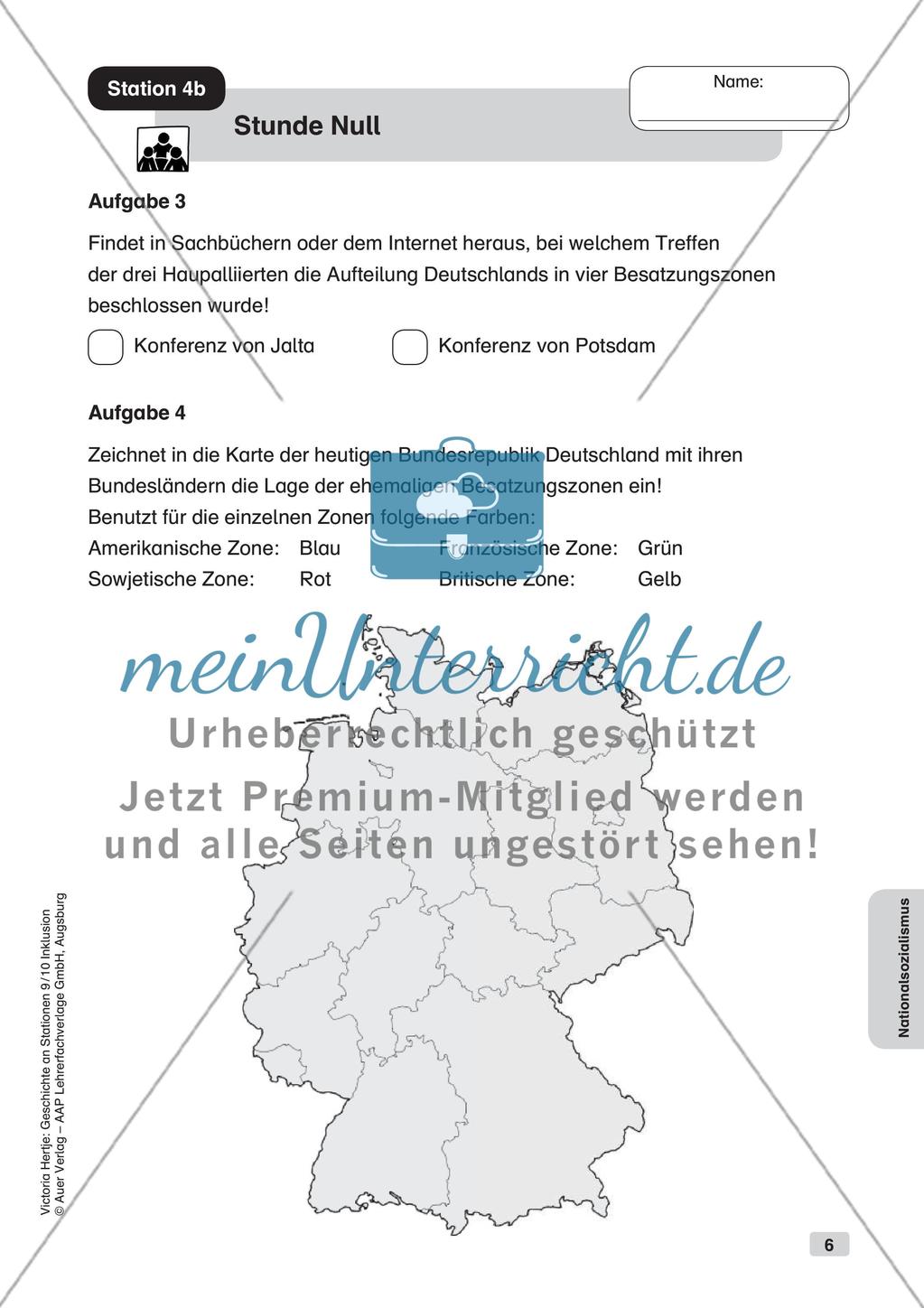 Geschichte an Stationen - Inklusion: Nationalsozialismus Preview 8