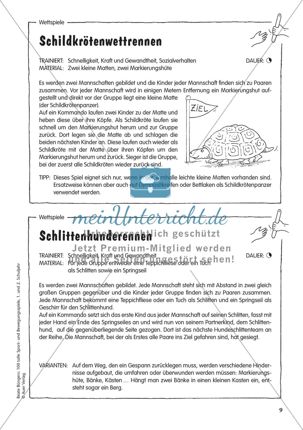 Wettläufe und Bewegungsspiele Preview 11