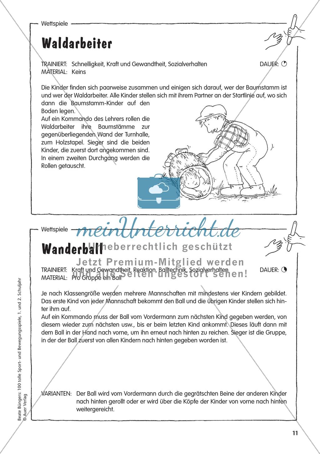 Wettläufe und Bewegungsspiele Preview 13