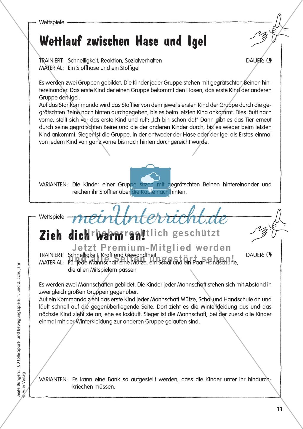 Wettläufe und Bewegungsspiele Preview 15