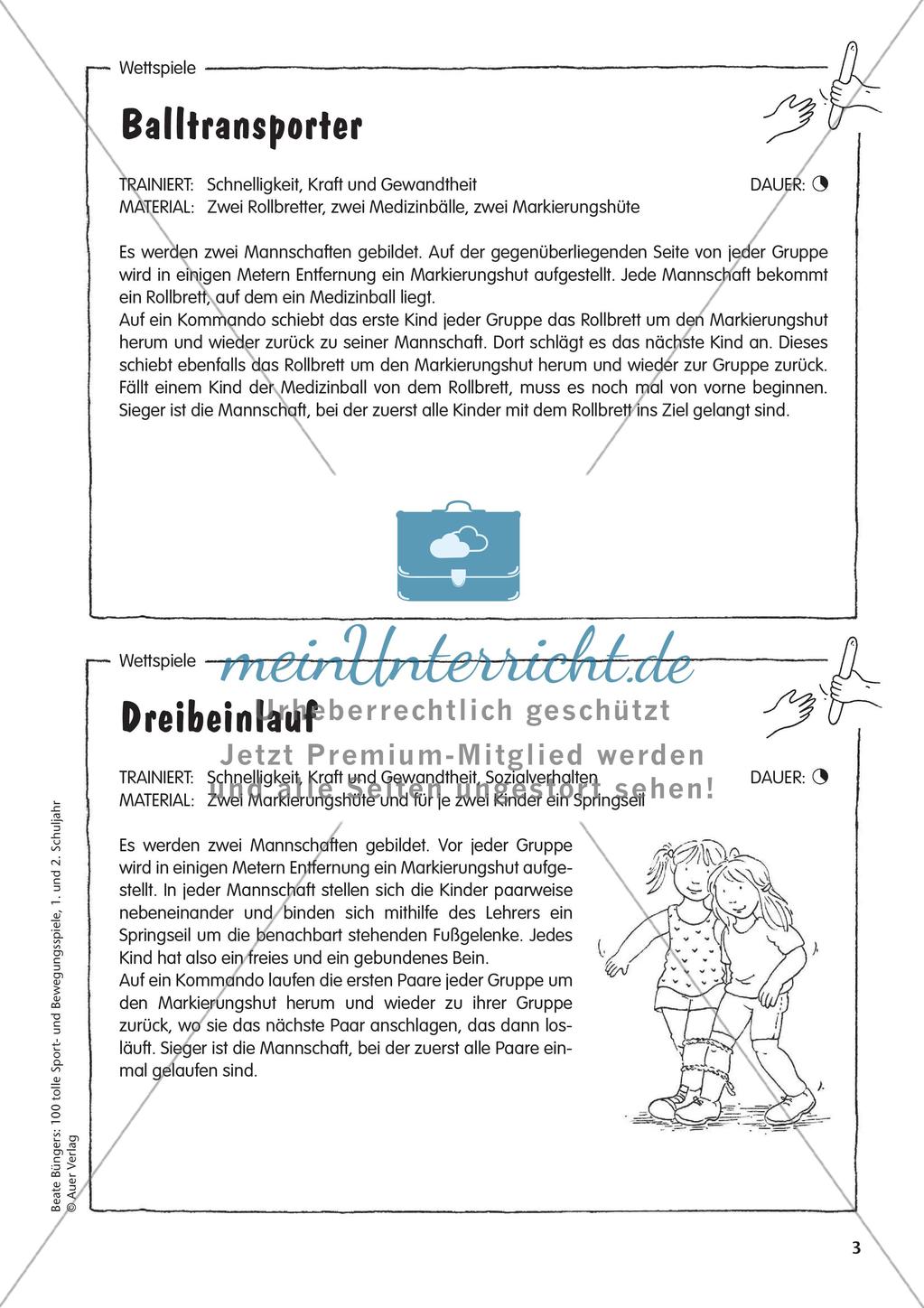Wettläufe und Bewegungsspiele Preview 5
