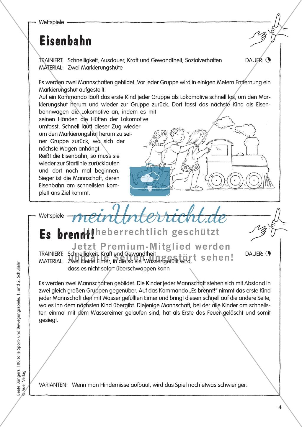 Wettläufe und Bewegungsspiele Preview 6