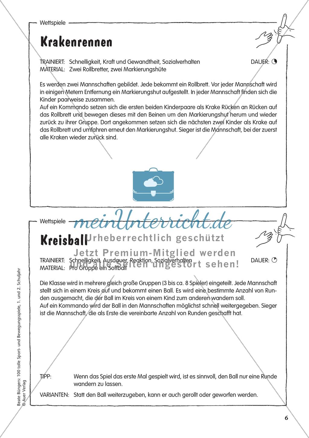 Wettläufe und Bewegungsspiele Preview 8
