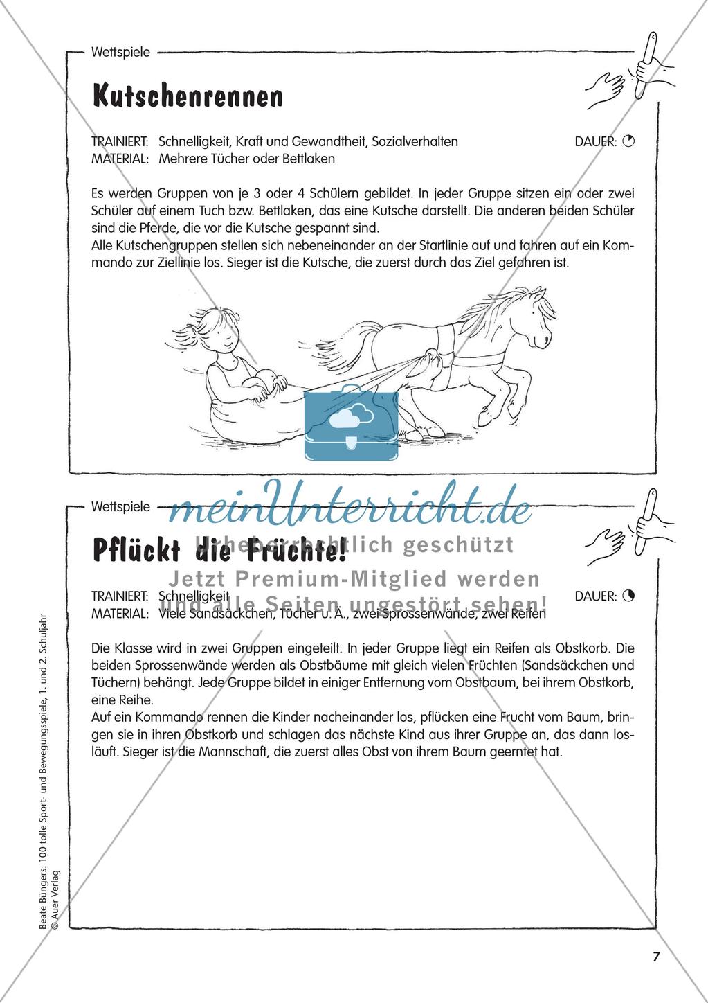 Wettläufe und Bewegungsspiele Preview 9