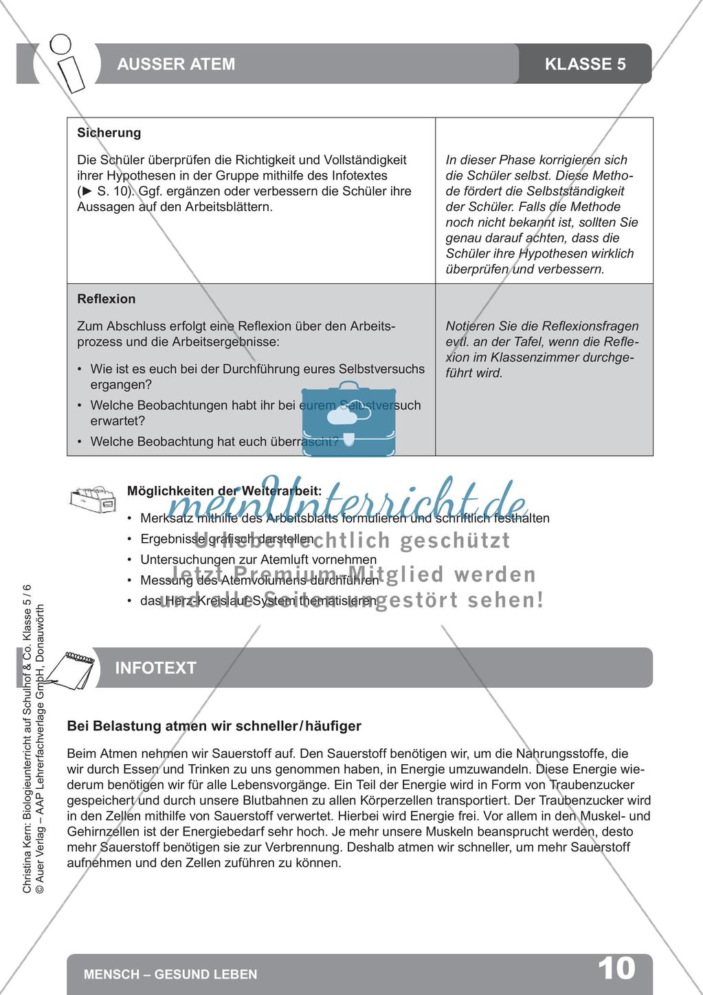 Biologieunterricht auf dem Schulhof - Mensch: Gesund leben Preview 12