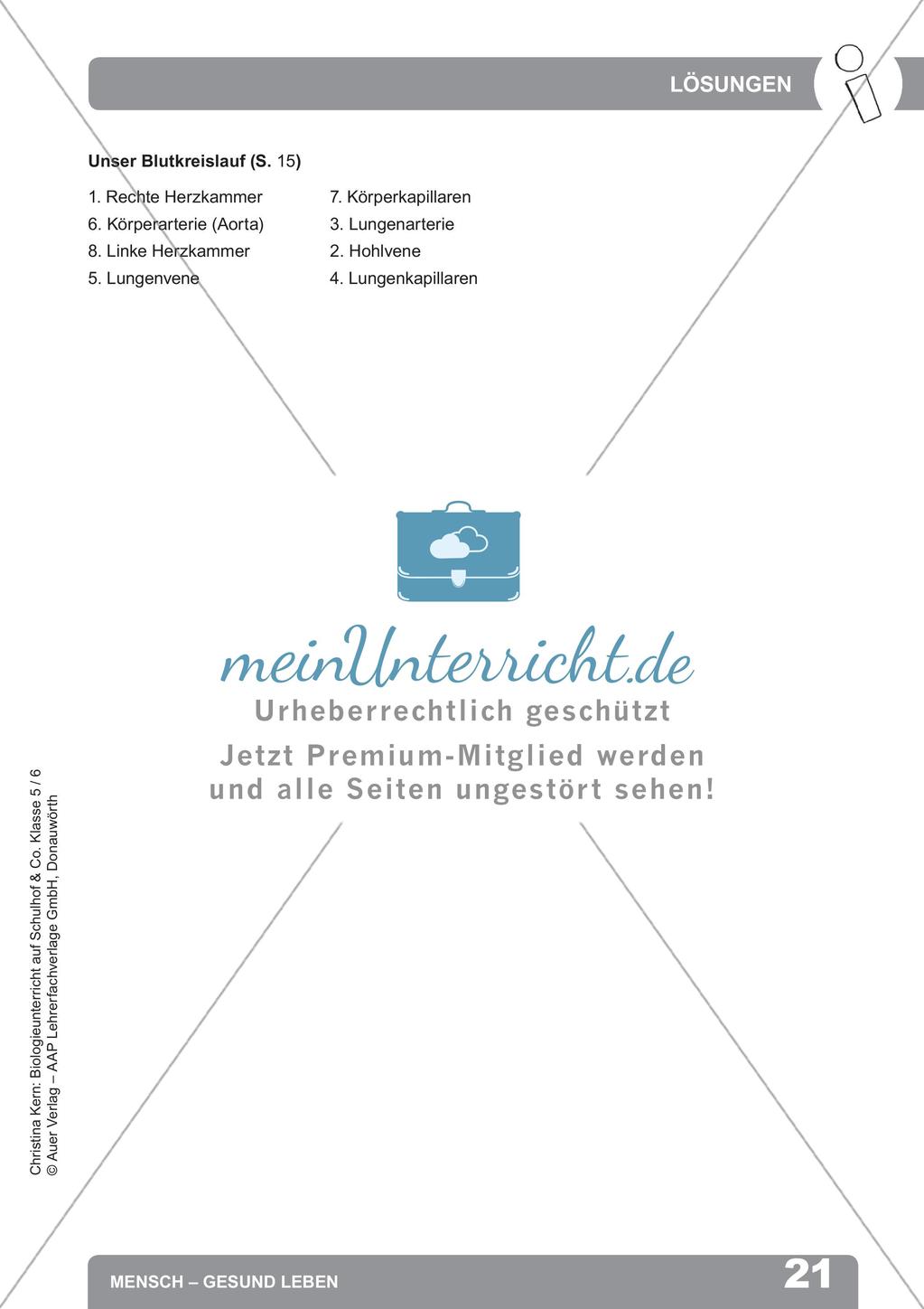 Biologieunterricht auf dem Schulhof - Mensch: Gesund leben Preview 23