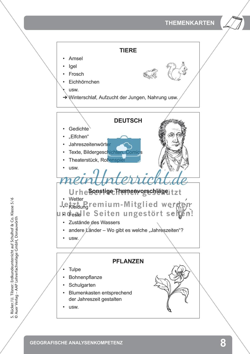 Erdkunde auf dem Schulhof: Geografische Analysekompetenz Preview 10