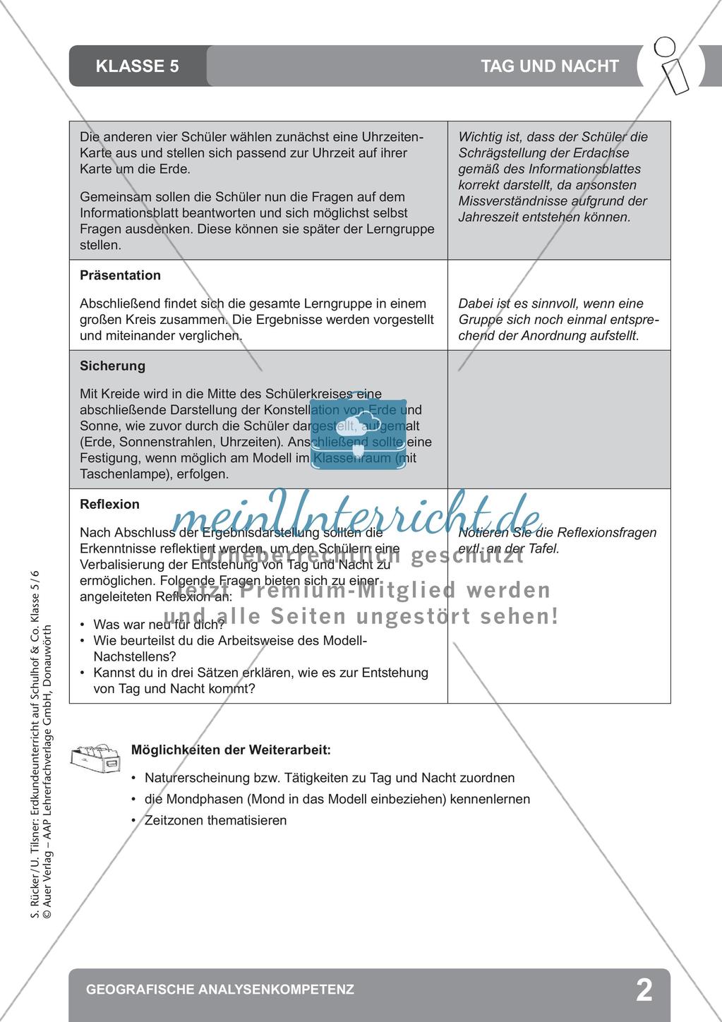 Erdkunde auf dem Schulhof: Geografische Analysekompetenz Preview 4