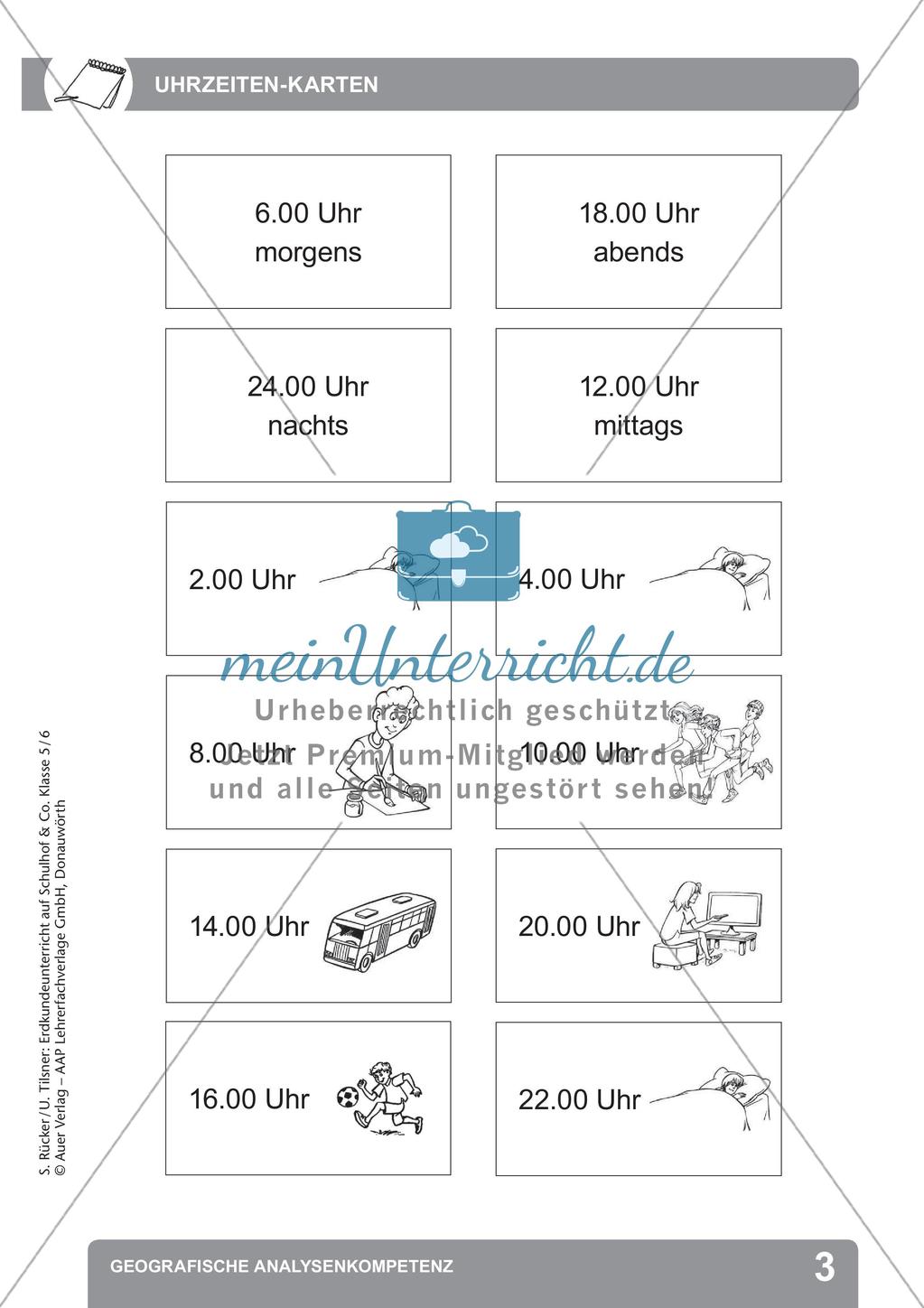 Erdkunde auf dem Schulhof: Geografische Analysekompetenz Preview 5