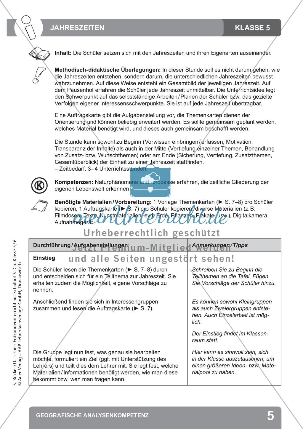 Erdkunde auf dem Schulhof: Geografische Analysekompetenz Preview 7