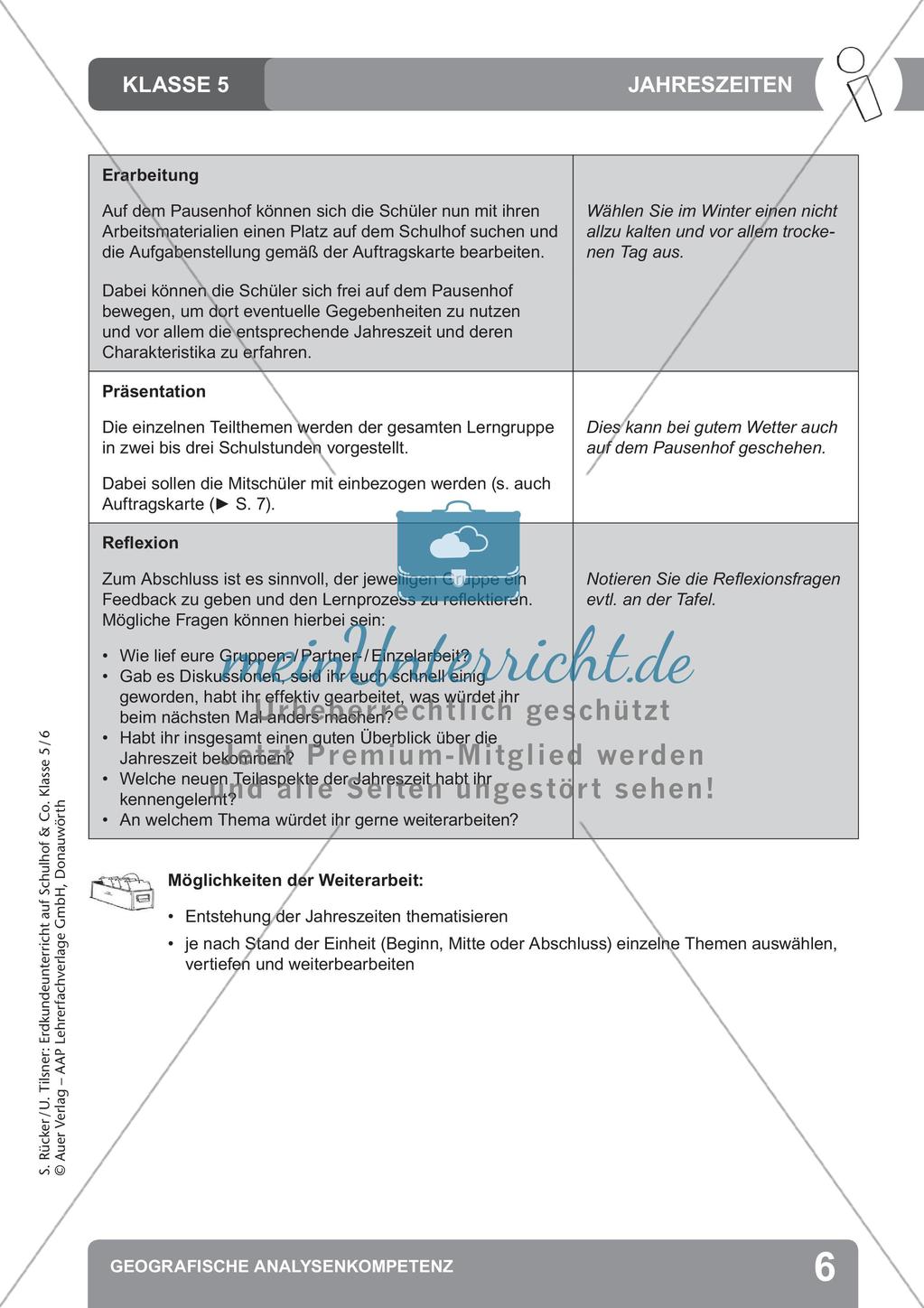 Erdkunde auf dem Schulhof: Geografische Analysekompetenz Preview 8