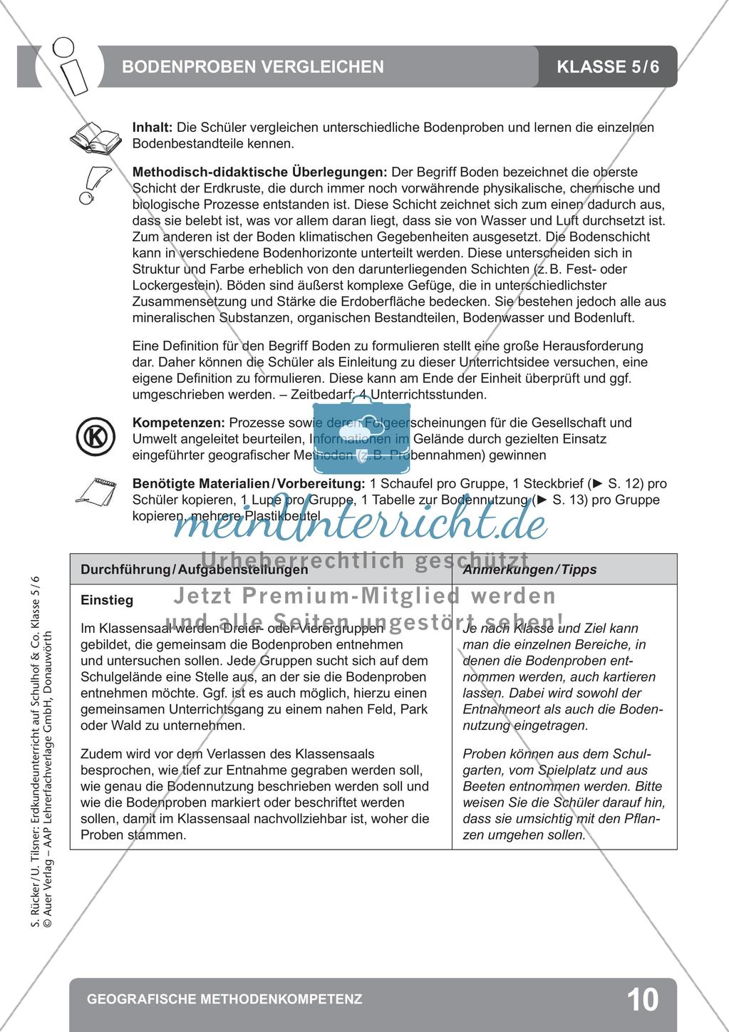 Erdkunde auf dem Schulhof: Geografische Methodenkompetenz Preview 12