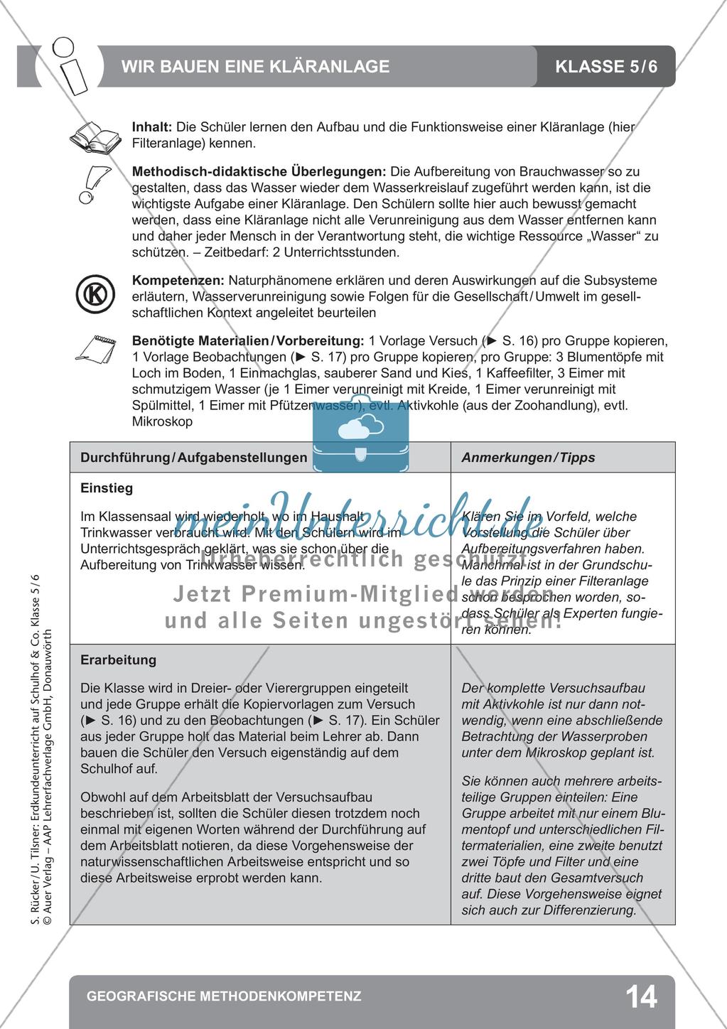 Erdkunde auf dem Schulhof: Geografische Methodenkompetenz Preview 16