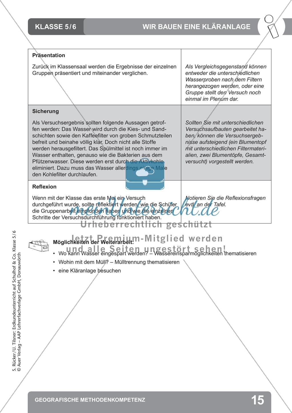 Erdkunde auf dem Schulhof: Geografische Methodenkompetenz Preview 17